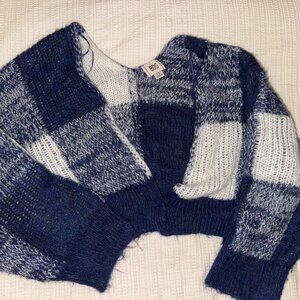 Urban Oversized Plaid Sweater